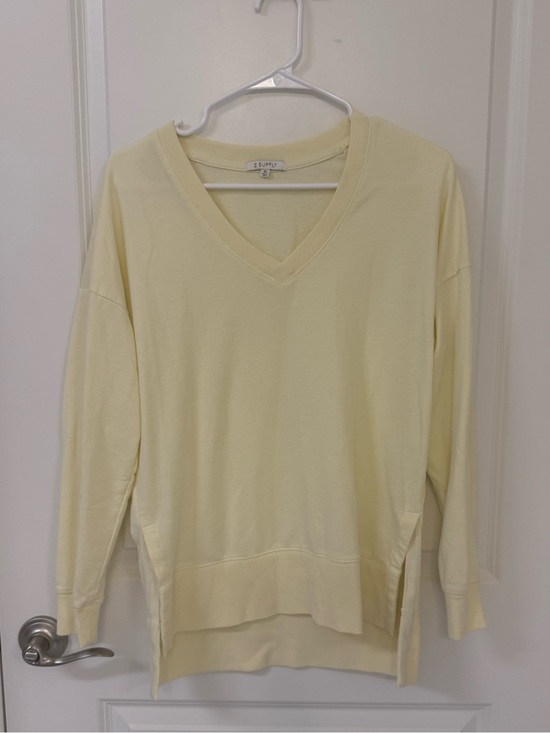 Z Supply Sweaters - Z Supply Yellow Long Sleeve Top Soft Knit Size XS Casual Basic